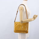 LOUIS VUITTON Monogram Vernis Thompson Street Bag Beige M91301 LV Auth 170059-21
