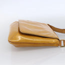 LOUIS VUITTON Monogram Vernis Thompson Street Bag Beige M91301 LV Auth 170059-4