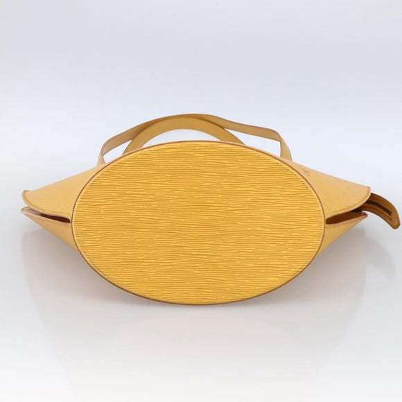 LOUIS VUITTON Epi Saint Jacques Shopping Umhängetasche Gelb M52269 Auth 170060