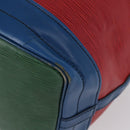LOUIS VUITTON Epi Noe Schultertasche Trikolore Rot Blau M44084 LV Auth 170061-16