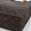 LOUIS VUITTON Monogram Sac Plat Hand Bag M51140 LV Auth 170062-9