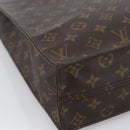 LOUIS VUITTON Monogram Sac Plat Hand Bag M51140 LV Auth 170062-14