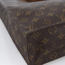 LOUIS VUITTON Monogram Sac Plat Hand Bag M51140 LV Auth 170062-16