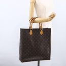 LOUIS VUITTON Monogram Sac Plat Hand Bag M51140 LV Auth 170062-20