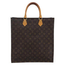LOUIS VUITTON Monogram Sac Plat Hand Bag M51140 LV Auth 170062-13