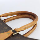 LOUIS VUITTON Monogram Sac Plat Hand Bag M51140 LV Auth 170062-8