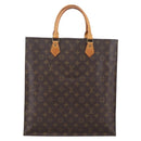 LOUIS VUITTON Monogram Sac Plat Hand Bag M51140 LV Auth 170063-2