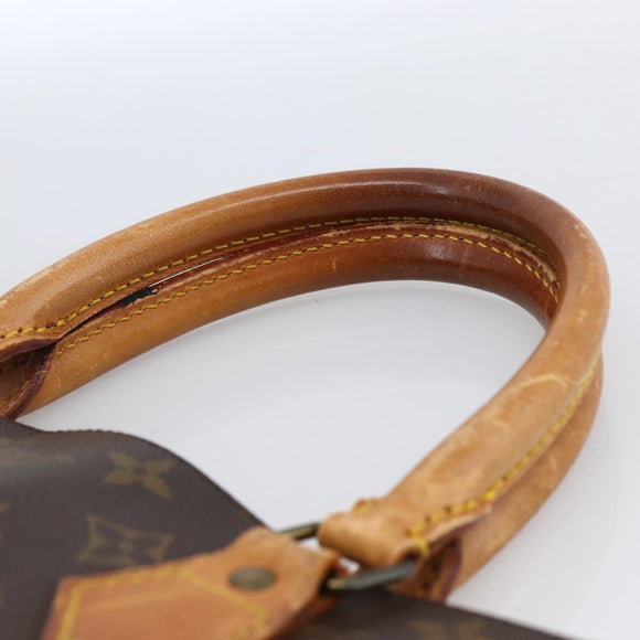 LOUIS VUITTON Monogram Sac Plat Hand Bag M51140 LV Auth 170063