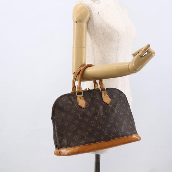 LOUIS VUITTON Monogram Alma Hand Bag M51130 LV Auth 170065