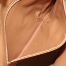 CELINE Macadam Canvas Tote Bag PVC Leather Brown Gold Auth 170072-21