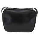 Salvatore Ferragamo Vala Shoulder Bag Leather Black Gold Auth 170076-2