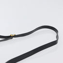 Salvatore Ferragamo Vala Shoulder Bag Leather Black Gold Auth 170076-8