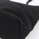 Salvatore Ferragamo Vala Shoulder Bag Canvas Black Silver Auth 170077-15