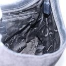 Salvatore Ferragamo Vala Shoulder Bag Canvas Black Silver Auth 170077-17