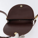 VALENTINO Shoulder Bag Leather Gold Brown Auth 170080-11