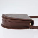 VALENTINO Shoulder Bag Leather Gold Brown Auth 170080-3