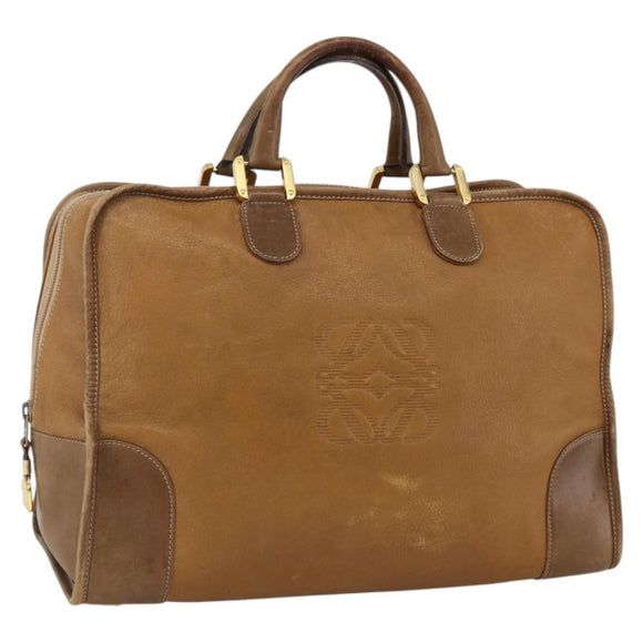 LOEWE Anagram Amazona 30 Handtasche Leder Beige Gold Orig. 170083