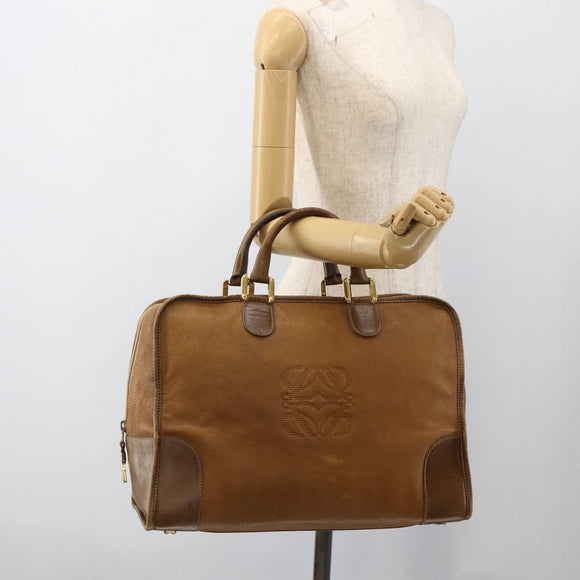 LOEWE Anagram Amazona 30 Handtasche Leder Beige Gold Orig. 170083