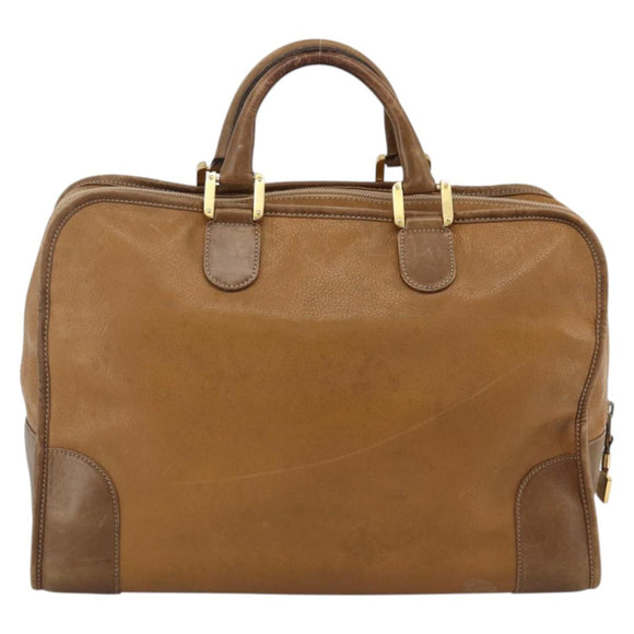 LOEWE Anagram Amazona 30 Handtasche Leder Beige Gold Orig. 170083