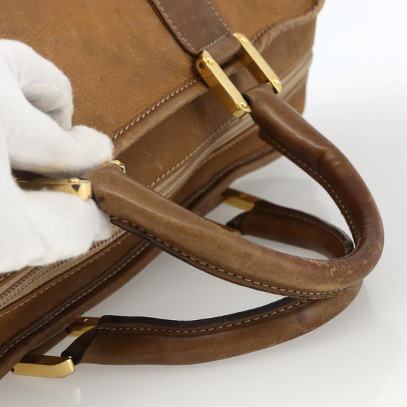 LOEWE Anagram Amazona 30 Handtasche Leder Beige Gold Orig. 170083