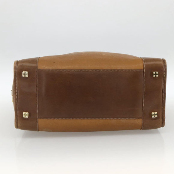 LOEWE Anagram Amazona 30 Handtasche Leder Beige Gold Orig. 170083