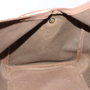 Burberrys Nova Check Boston Bag PVC 2way Beige Gold Auth 170084-20