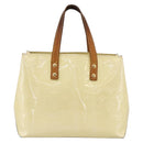 LOUIS VUITTON Monogram Vernis Reade PM Hand Bag Perle M91336 LV Auth 170088-13