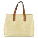 LOUIS VUITTON Monogram Vernis Reade PM Hand Bag Perle M91336 LV Auth 170088-2