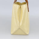 LOUIS VUITTON Monogram Vernis Reade PM Hand Bag Perle M91336 LV Auth 170088-4