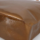 LOUIS VUITTON Monogram Vernis Reade MM Hand Bag Bronze M91143 LV Auth 170090-9