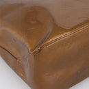 LOUIS VUITTON Monogram Vernis Reade MM Hand Bag Bronze M91143 LV Auth 170090-16