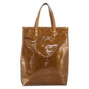 LOUIS VUITTON Monogram Vernis Reade MM Hand Bag Bronze M91143 LV Auth 170090-13