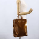 LOUIS VUITTON Monogram Vernis Reade MM Hand Bag Bronze M91143 LV Auth 170090-21