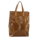 LOUIS VUITTON Monogram Vernis Reade MM Hand Bag Bronze M91143 LV Auth 170090-2