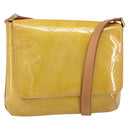 LOUIS VUITTON Monogram Vernis Thompson Street Bag Beige M91301 LV Auth 170091-1