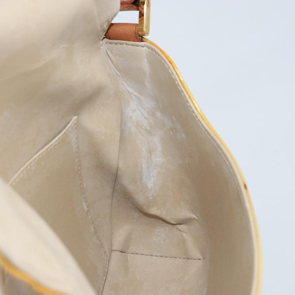 LOUIS VUITTON Monogram Vernis Thompson Street Bag Beige M91301 LV Auth 170091
