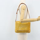 LOUIS VUITTON Monogram Vernis Thompson Street Bag Beige M91301 LV Auth 170091-22