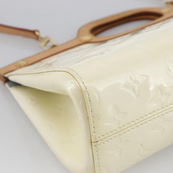 LOUIS VUITTON Monogram Vernis Roxbury Drive Bag 2Way Perle M91374 LVAuth 170092A