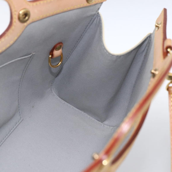 LOUIS VUITTON Monogram Vernis Roxbury Drive Bag 2Way Perle M91374 LVAuth 170092A
