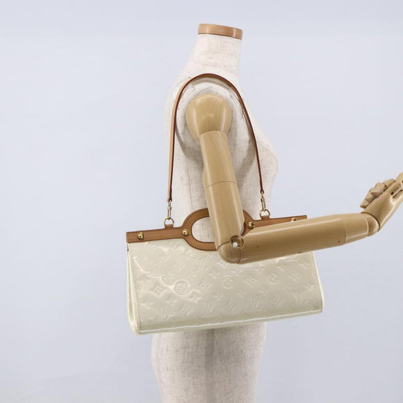 LOUIS VUITTON Monogram Vernis Roxbury Drive Bag 2Way Perle M91374 LVAuth 170092A