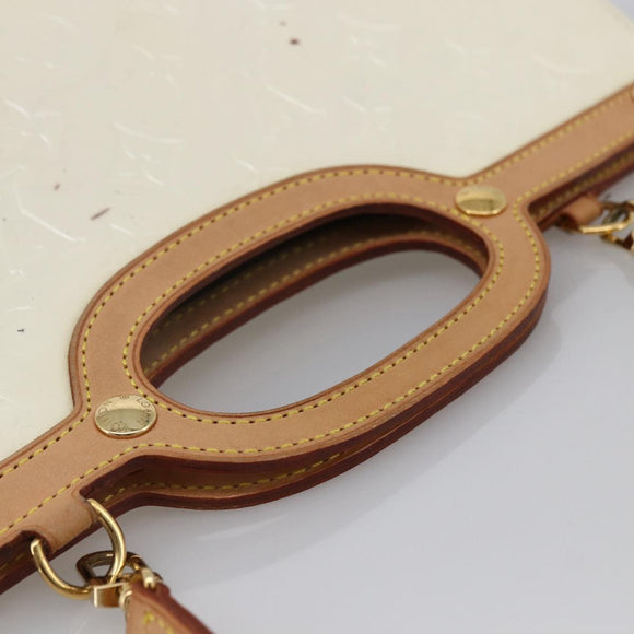 LOUIS VUITTON Monogram Vernis Roxbury Drive Tasche 2-Wege Perle M91374 LVAuth 170092A