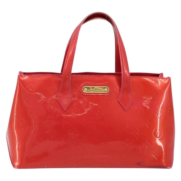 LOUIS VUITTON Monogram Vernis Wilshire Boulevard Tasche Rose Pop M93643 Auth 170093