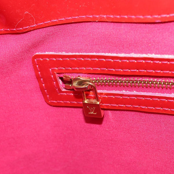 LOUIS VUITTON Monogram Vernis Wilshire Boulevard Tasche Rose Pop M93643 Auth 170093