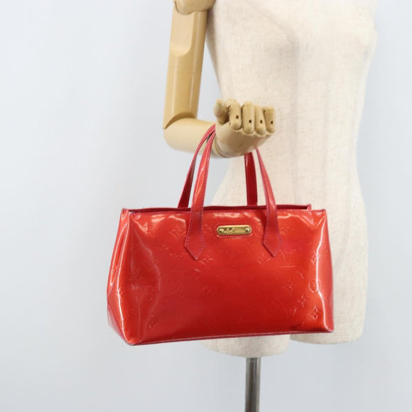 LOUIS VUITTON Monogram Vernis Wilshire Boulevard Tasche Rose Pop M93643 Auth 170093