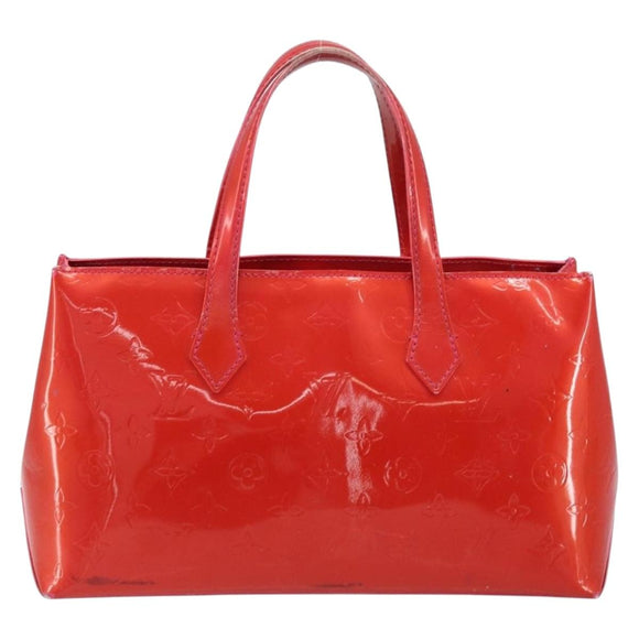 LOUIS VUITTON Monogram Vernis Wilshire Boulevard Tasche Rose Pop M93643 Auth 170093