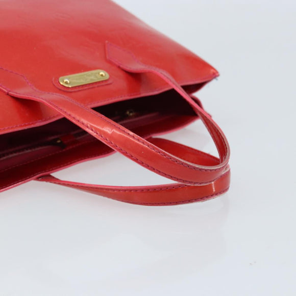 LOUIS VUITTON Monogram Vernis Wilshire Boulevard Tasche Rose Pop M93643 Auth 170093