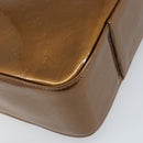 LOUIS VUITTON Monogram Vernis Columbus Tote Bag Bronze M91134 LV Auth 170094-16