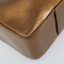 LOUIS VUITTON Monogram Vernis Columbus Tote Bag Bronze M91134 LV Auth 170094-18