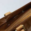 LOUIS VUITTON Monogram Vernis Columbus Tote Bag Bronze M91134 LV Auth 170094-20