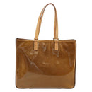 LOUIS VUITTON Monogram Vernis Columbus Tote Bag Bronze M91134 LV Auth 170094-13
